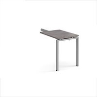 Click to view product details and reviews for Adapt Add On Unit Single Return Desk 800mm X 600mm Silver Frame Grey Oak Top. Click to view product details and reviews for Adapt Add On Unit Single Return Desk 800mm X 600mm Silver Frame Grey Oak Top.