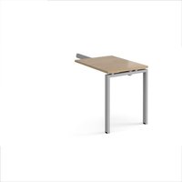 Click to view product details and reviews for Adapt Add On Unit Single Return Desk 800mm X 600mm Silver Frame Kendal Oak Top. Click to view product details and reviews for Adapt Add On Unit Single Return Desk 800mm X 600mm Silver Frame Kendal Oak Top.