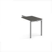 Click to view product details and reviews for Adapt Add On Unit Single Return Desk 800mm X 600mm Silver Frame Storm Grey Top. Click to view product details and reviews for Adapt Add On Unit Single Return Desk 800mm X 600mm Silver Frame Storm Grey Top.