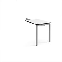 Click to view product details and reviews for Adapt Add On Unit Single Return Desk 800mm X 600mm Silver Frame White Top Black Edge. Click to view product details and reviews for Adapt Add On Unit Single Return Desk 800mm X 600mm Silver Frame White Top Black Edge.
