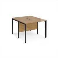 Click to view product details and reviews for Office Desk 2 Person Rectangular Desk 1000mm Oak Tops With Black Frames 1200mm Depth Maestro 25. Click to view product details and reviews for Office Desk 2 Person Rectangular Desk 1000mm Oak Tops With Black Frames 1200mm Depth Maestro 25.