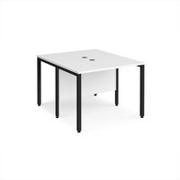 Click to view product details and reviews for Office Desk 2 Person Rectangular Desk 1000mm White Tops With Black Frames 1200mm Depth Maestro 25. Click to view product details and reviews for Office Desk 2 Person Rectangular Desk 1000mm White Tops With Black Frames 1200mm Depth Maestro 25.