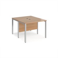 Click to view product details and reviews for Office Desk 2 Person Rectangular Desk 1000mm Beech Tops With Silver Frames 1200mm Depth Maestro 25. Click to view product details and reviews for Office Desk 2 Person Rectangular Desk 1000mm Beech Tops With Silver Frames 1200mm Depth Maestro 25.