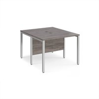 Click to view product details and reviews for Maestro 25 Back To Back Straight Desks 1000mm X 1200mm Silver Bench Leg Frame Grey Oak Top. Click to view product details and reviews for Maestro 25 Back To Back Straight Desks 1000mm X 1200mm Silver Bench Leg Frame Grey Oak Top.