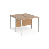 Click to view product details and reviews for Office Desk 2 Person Rectangular Desk 1000mm Beech Tops With White Frames 1200mm Depth Maestro 25. Click to view product details and reviews for Office Desk 2 Person Rectangular Desk 1000mm Beech Tops With White Frames 1200mm Depth Maestro 25.