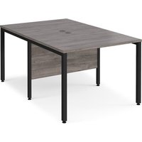 Click to view product details and reviews for Maestro 25 Back To Back Straight Desks 1000mm X 1600mm Black Bench Leg Frame Grey Oak Top. Click to view product details and reviews for Maestro 25 Back To Back Straight Desks 1000mm X 1600mm Black Bench Leg Frame Grey Oak Top.