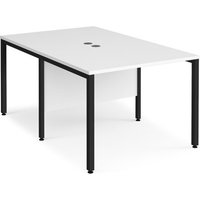 Click to view product details and reviews for Office Desk 2 Person Rectangular Desk 1000mm White Tops With Black Frames 1600mm Depth Maestro 25. Click to view product details and reviews for Office Desk 2 Person Rectangular Desk 1000mm White Tops With Black Frames 1600mm Depth Maestro 25.