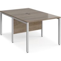 Click to view product details and reviews for Maestro 25 Back To Back Straight Desks 1000mm X 1600mm Silver Bench Leg Frame Nebraska Oak Top. Click to view product details and reviews for Maestro 25 Back To Back Straight Desks 1000mm X 1600mm Silver Bench Leg Frame Nebraska Oak Top.