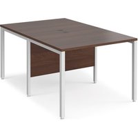 Click to view product details and reviews for Office Desk 2 Person Rectangular Desk 1000mm Walnut Tops With White Frames 1600mm Depth Maestro 25. Click to view product details and reviews for Office Desk 2 Person Rectangular Desk 1000mm Walnut Tops With White Frames 1600mm Depth Maestro 25.