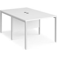 Click to view product details and reviews for Office Desk 2 Person Rectangular Desk 1000mm White Tops With White Frames 1600mm Depth Maestro 25. Click to view product details and reviews for Office Desk 2 Person Rectangular Desk 1000mm White Tops With White Frames 1600mm Depth Maestro 25.