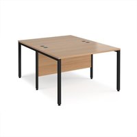 Click to view product details and reviews for Office Desk 2 Person Rectangular Desk 1200mm Beech Tops With Black Frames 1600mm Depth Maestro 25. Click to view product details and reviews for Office Desk 2 Person Rectangular Desk 1200mm Beech Tops With Black Frames 1600mm Depth Maestro 25.
