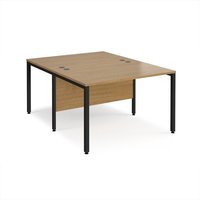 Click to view product details and reviews for Office Desk 2 Person Rectangular Desk 1200mm Oak Tops With Black Frames 1600mm Depth Maestro 25. Click to view product details and reviews for Office Desk 2 Person Rectangular Desk 1200mm Oak Tops With Black Frames 1600mm Depth Maestro 25.