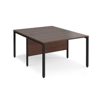 Click to view product details and reviews for Office Desk 2 Person Rectangular Desk 1200mm Walnut Tops With Black Frames 1600mm Depth Maestro 25. Click to view product details and reviews for Office Desk 2 Person Rectangular Desk 1200mm Walnut Tops With Black Frames 1600mm Depth Maestro 25.