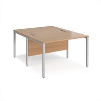 Click to view product details and reviews for Office Desk 2 Person Rectangular Desk 1200mm Beech Tops With Silver Frames 1600mm Depth Maestro 25. Click to view product details and reviews for Office Desk 2 Person Rectangular Desk 1200mm Beech Tops With Silver Frames 1600mm Depth Maestro 25.