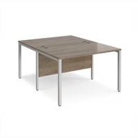 Click to view product details and reviews for Maestro 25 Back To Back Straight Desks 1200mm X 1600mm Silver Bench Leg Frame Nebraska Oak Top. Click to view product details and reviews for Maestro 25 Back To Back Straight Desks 1200mm X 1600mm Silver Bench Leg Frame Nebraska Oak Top.