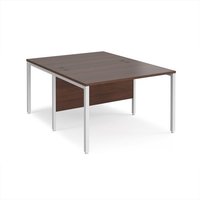 Click to view product details and reviews for Office Desk 2 Person Rectangular Desk 1200mm Walnut Tops With White Frames 1600mm Depth Maestro 25. Click to view product details and reviews for Office Desk 2 Person Rectangular Desk 1200mm Walnut Tops With White Frames 1600mm Depth Maestro 25.