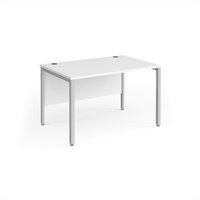 Click to view product details and reviews for Office Desk 1200mm Rectangular Desk With Bench Leg White Tops With Silver Frames 800mm Depth Maestro 25. Click to view product details and reviews for Office Desk 1200mm Rectangular Desk With Bench Leg White Tops With Silver Frames 800mm Depth Maestro 25.