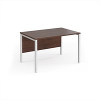 Click to view product details and reviews for Office Desk 1200mm Rectangular Desk With Bench Leg Walnut Tops With White Frames 800mm Depth Maestro 25. Click to view product details and reviews for Office Desk 1200mm Rectangular Desk With Bench Leg Walnut Tops With White Frames 800mm Depth Maestro 25.