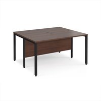 Click to view product details and reviews for Office Desk 2 Person Rectangular Desk 1400mm Walnut Tops With Black Frames 1200mm Depth Maestro 25. Click to view product details and reviews for Office Desk 2 Person Rectangular Desk 1400mm Walnut Tops With Black Frames 1200mm Depth Maestro 25.