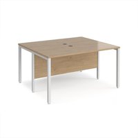 Click to view product details and reviews for Maestro 25 Back To Back Straight Desks 1400mm X 1200mm White Bench Leg Frame Kendal Oak Top. Click to view product details and reviews for Maestro 25 Back To Back Straight Desks 1400mm X 1200mm White Bench Leg Frame Kendal Oak Top.