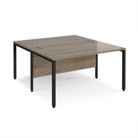 Click to view product details and reviews for Maestro 25 Back To Back Straight Desks 1400mm X 1600mm Black Bench Leg Frame Nebraska Oak Top. Click to view product details and reviews for Maestro 25 Back To Back Straight Desks 1400mm X 1600mm Black Bench Leg Frame Nebraska Oak Top.