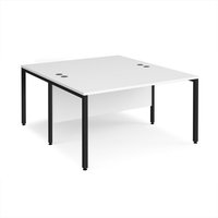 Click to view product details and reviews for Office Desk 2 Person Rectangular Desk 1400mm White Tops With Black Frames 1600mm Depth Maestro 25. Click to view product details and reviews for Office Desk 2 Person Rectangular Desk 1400mm White Tops With Black Frames 1600mm Depth Maestro 25.