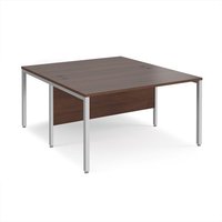 Click to view product details and reviews for Office Desk 2 Person Rectangular Desk 1400mm Walnut Tops With Silver Frames 1600mm Depth Maestro 25. Click to view product details and reviews for Office Desk 2 Person Rectangular Desk 1400mm Walnut Tops With Silver Frames 1600mm Depth Maestro 25.