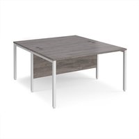 Click to view product details and reviews for Maestro 25 Back To Back Straight Desks 1400mm X 1600mm White Bench Leg Frame Grey Oak Top. Click to view product details and reviews for Maestro 25 Back To Back Straight Desks 1400mm X 1600mm White Bench Leg Frame Grey Oak Top.
