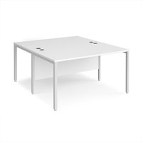 Click to view product details and reviews for Office Desk 2 Person Rectangular Desk 1400mm White Tops With White Frames 1600mm Depth Maestro 25. Click to view product details and reviews for Office Desk 2 Person Rectangular Desk 1400mm White Tops With White Frames 1600mm Depth Maestro 25.
