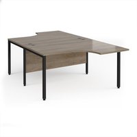 Click to view product details and reviews for Maestro 25 Back To Back Ergonomic Desks 1400mm Deep Black Bench Leg Frame Nebraska Oak Top. Click to view product details and reviews for Maestro 25 Back To Back Ergonomic Desks 1400mm Deep Black Bench Leg Frame Nebraska Oak Top.