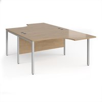 Click to view product details and reviews for Maestro 25 Back To Back Ergonomic Desks 1400mm Deep Silver Bench Leg Frame Kendal Oak Top. Click to view product details and reviews for Maestro 25 Back To Back Ergonomic Desks 1400mm Deep Silver Bench Leg Frame Kendal Oak Top.