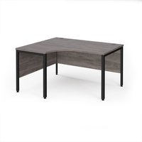 Click to view product details and reviews for Maestro 25 Left Hand Ergonomic Desk 1400mm Wide Black Bench Leg Frame Grey Oak Top. Click to view product details and reviews for Maestro 25 Left Hand Ergonomic Desk 1400mm Wide Black Bench Leg Frame Grey Oak Top.