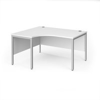 Click to view product details and reviews for Office Desk Left Hand Corner Desk 1400mm White Top With Silver Frame 1200mm Depth Maestro 25 Mb14elswh. Click to view product details and reviews for Office Desk Left Hand Corner Desk 1400mm White Top With Silver Frame 1200mm Depth Maestro 25 Mb14elswh.