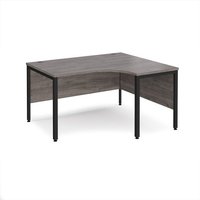 Click to view product details and reviews for Maestro 25 Right Hand Ergonomic Desk 1400mm Wide Black Bench Leg Frame Grey Oak Top. Click to view product details and reviews for Maestro 25 Right Hand Ergonomic Desk 1400mm Wide Black Bench Leg Frame Grey Oak Top.