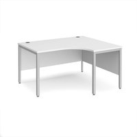 Click to view product details and reviews for Office Desk Right Hand Corner Desk 1400mm White Top With Silver Frame 1200mm Depth Maestro 25 Mb14erswh. Click to view product details and reviews for Office Desk Right Hand Corner Desk 1400mm White Top With Silver Frame 1200mm Depth Maestro 25 Mb14erswh.