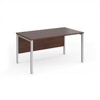 Click to view product details and reviews for Office Desk 1400mm Rectangular Desk With Bench Leg Walnut Tops With Silver Frames 800mm Depth Maestro 25. Click to view product details and reviews for Office Desk 1400mm Rectangular Desk With Bench Leg Walnut Tops With Silver Frames 800mm Depth Maestro 25.