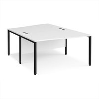 Click to view product details and reviews for Office Desk 2 Person Wave Desk 1400mm White Tops With Black Frames Maestro 25. Click to view product details and reviews for Office Desk 2 Person Wave Desk 1400mm White Tops With Black Frames Maestro 25.