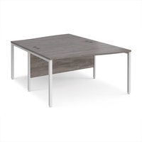 Click to view product details and reviews for Maestro 25 Back To Back Wave Desks 1400mm Deep White Bench Leg Frame Grey Oak Top. Click to view product details and reviews for Maestro 25 Back To Back Wave Desks 1400mm Deep White Bench Leg Frame Grey Oak Top.