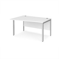 Click to view product details and reviews for Office Desk Left Hand Wave Desk 1400mm White Top With Silver Frame Maestro 25 Mb14wlswh. Click to view product details and reviews for Office Desk Left Hand Wave Desk 1400mm White Top With Silver Frame Maestro 25 Mb14wlswh.