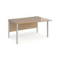 Click to view product details and reviews for Maestro 25 Right Hand Wave Desk 1400mm Wide Silver Bench Leg Frame Kendal Oak Top. Click to view product details and reviews for Maestro 25 Right Hand Wave Desk 1400mm Wide Silver Bench Leg Frame Kendal Oak Top.