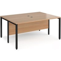 Click to view product details and reviews for Office Desk 2 Person Rectangular Desk 1600mm Beech Tops With Black Frames 1200mm Depth Maestro 25. Click to view product details and reviews for Office Desk 2 Person Rectangular Desk 1600mm Beech Tops With Black Frames 1200mm Depth Maestro 25.