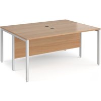 Click to view product details and reviews for Office Desk 2 Person Rectangular Desk 1600mm Beech Tops With White Frames 1200mm Depth Maestro 25. Click to view product details and reviews for Office Desk 2 Person Rectangular Desk 1600mm Beech Tops With White Frames 1200mm Depth Maestro 25.