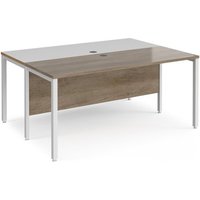 Click to view product details and reviews for Maestro 25 Back To Back Straight Desks 1600mm X 1200mm White Bench Leg Frame Nebraska Oak Top. Click to view product details and reviews for Maestro 25 Back To Back Straight Desks 1600mm X 1200mm White Bench Leg Frame Nebraska Oak Top.