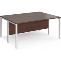 Click to view product details and reviews for Office Desk 2 Person Rectangular Desk 1600mm Walnut Tops With White Frames 1200mm Depth Maestro 25. Click to view product details and reviews for Office Desk 2 Person Rectangular Desk 1600mm Walnut Tops With White Frames 1200mm Depth Maestro 25.
