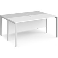 Click to view product details and reviews for Office Desk 2 Person Rectangular Desk 1600mm White Tops With White Frames 1200mm Depth Maestro 25. Click to view product details and reviews for Office Desk 2 Person Rectangular Desk 1600mm White Tops With White Frames 1200mm Depth Maestro 25.