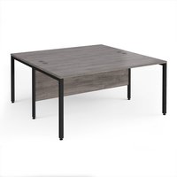 Click to view product details and reviews for Maestro 25 Back To Back Straight Desks 1600mm X 1600mm Black Bench Leg Frame Grey Oak Top. Click to view product details and reviews for Maestro 25 Back To Back Straight Desks 1600mm X 1600mm Black Bench Leg Frame Grey Oak Top.