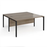 Click to view product details and reviews for Maestro 25 Back To Back Straight Desks 1600mm X 1600mm Black Bench Leg Frame Nebraska Oak Top. Click to view product details and reviews for Maestro 25 Back To Back Straight Desks 1600mm X 1600mm Black Bench Leg Frame Nebraska Oak Top.