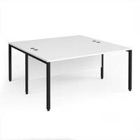 Click to view product details and reviews for Office Desk 2 Person Rectangular Desk 1600mm White Tops With Black Frames 1600mm Depth Maestro 25. Click to view product details and reviews for Office Desk 2 Person Rectangular Desk 1600mm White Tops With Black Frames 1600mm Depth Maestro 25.