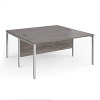 Click to view product details and reviews for Maestro 25 Back To Back Straight Desks 1600mm X 1600mm Silver Bench Leg Frame Grey Oak Top. Click to view product details and reviews for Maestro 25 Back To Back Straight Desks 1600mm X 1600mm Silver Bench Leg Frame Grey Oak Top.