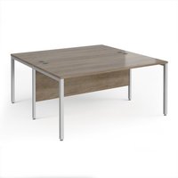 Click to view product details and reviews for Maestro 25 Back To Back Straight Desks 1600mm X 1600mm Silver Bench Leg Frame Nebraska Oak Top. Click to view product details and reviews for Maestro 25 Back To Back Straight Desks 1600mm X 1600mm Silver Bench Leg Frame Nebraska Oak Top.